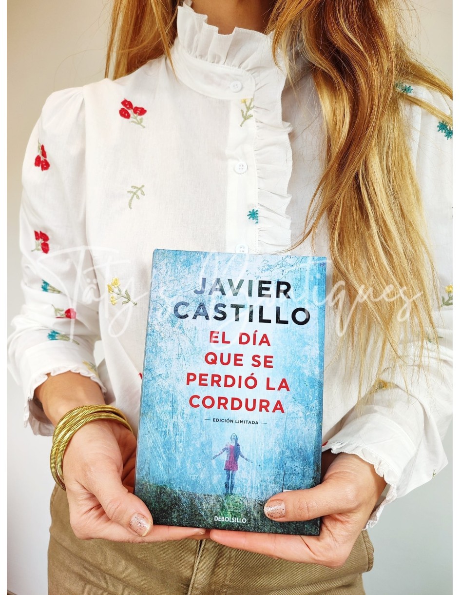 Camisa cerezas bordadas