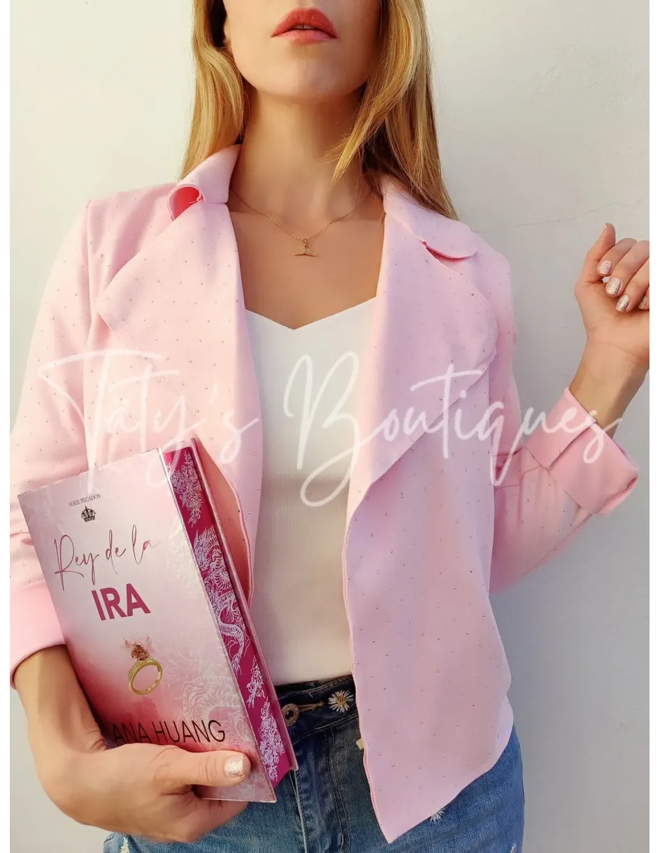 Chaqueta antelina brillantes | Täty's Boutiques - Grupo Puerto Gragera