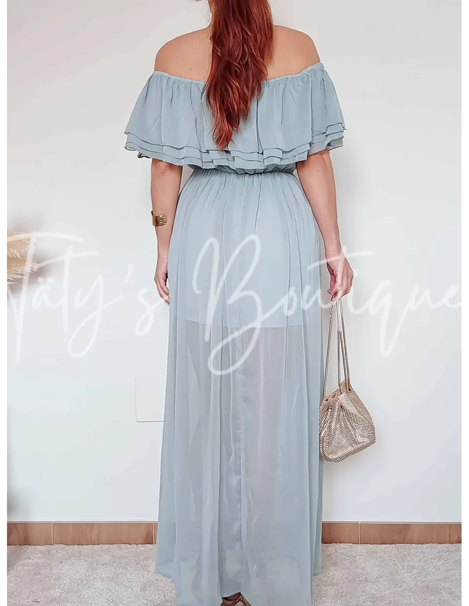 Vestido gasa bardot | Täty's Boutiques - Grupo Puerto Gragera